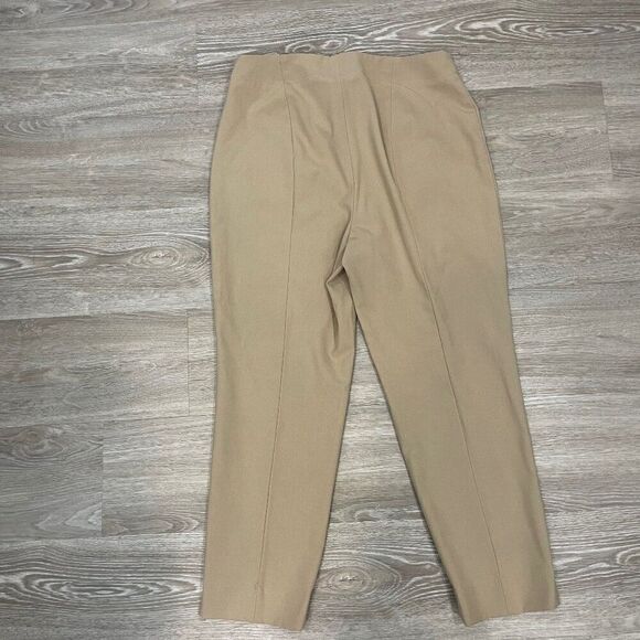Talbots Hollywood Pants in Tan sz 12 Petite - Picture 2 of 10